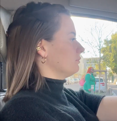 Magnetic hair clip close-up